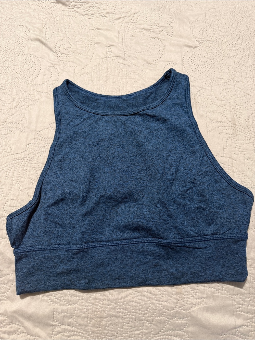 JoyLab Blue High-Neck Sports Bra